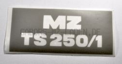 Gabarit de peinture pour couvercle de compartiment à outils (banc) MZ TS 250/1