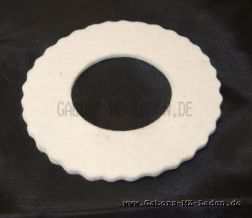 Fuel tank protection ring - Felt - white for 40mm filler cap