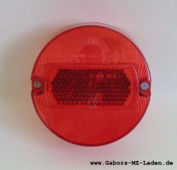 Lens cap for stop & tail lamp, round, for 2 screws (without screws)