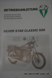 Betriebsanleitung Silver Star Classic 500 RS, englisch