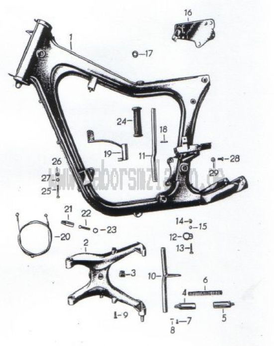 01. Rahmen, Kippständer