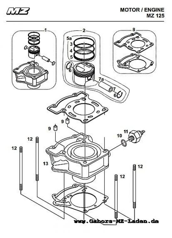 M07 Cylinder, piston