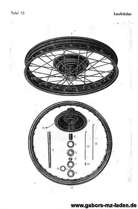 15a. Wheels - rear wheel