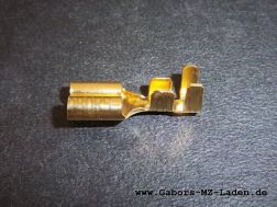 Blade connector 6,3 with catch - cable lug - DIN 46247 for cable 1,5-2,5