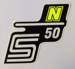 Logo S50N neon yellow (Sticker)
