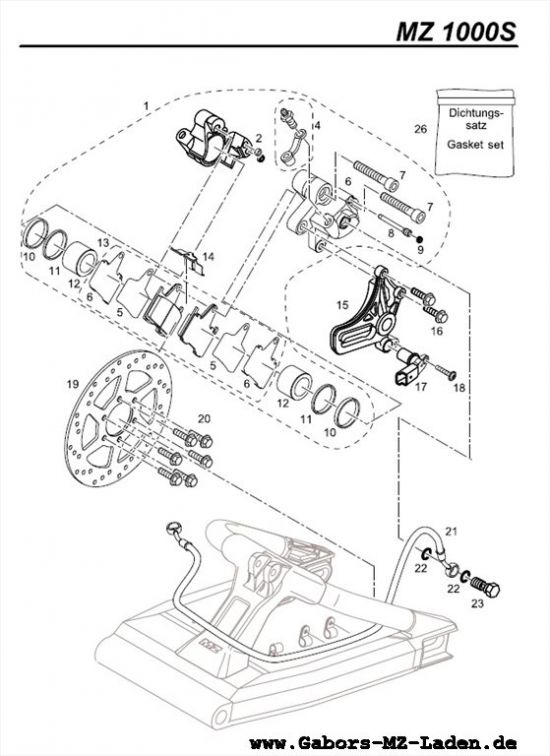 F13. Rear brake