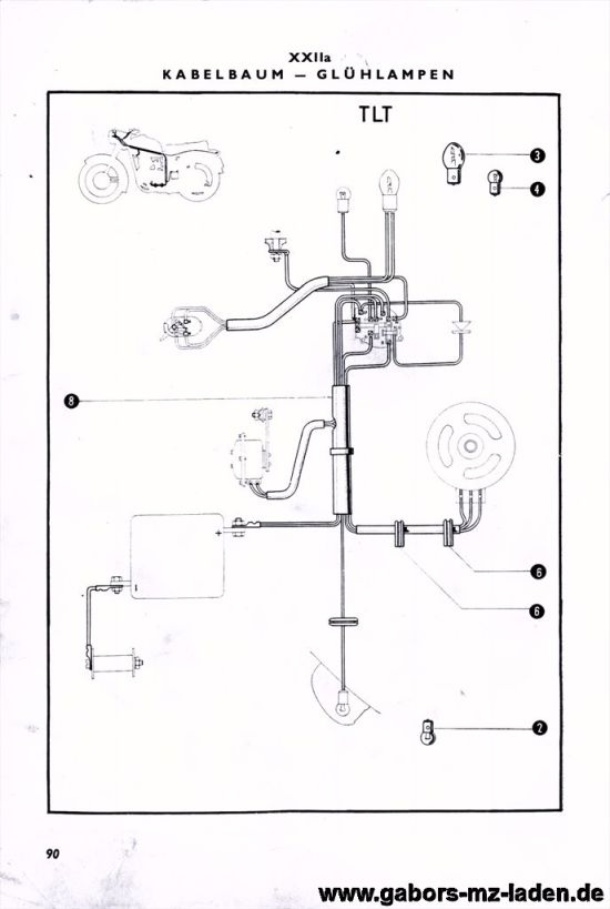 22a. Wiring harness, bulb lamps