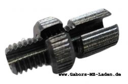 Adjusting screw M8 with nut for gas cable