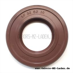 Radial shaft seal NJK 30x62x7 FPM - Viton - brown - without dust lip