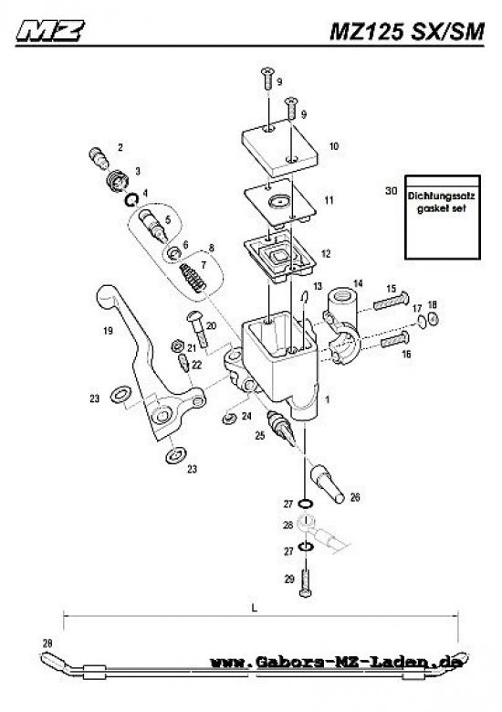 F06. Hauptbremszylinder vorn