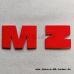 Buchstabe "M + Z" rot