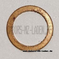 Anillo de sellado 10x14 DIN 7603-cobre