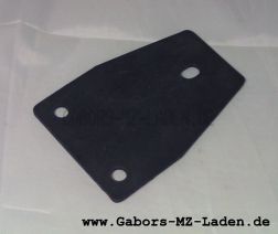 Rubber base for luggage carrier
