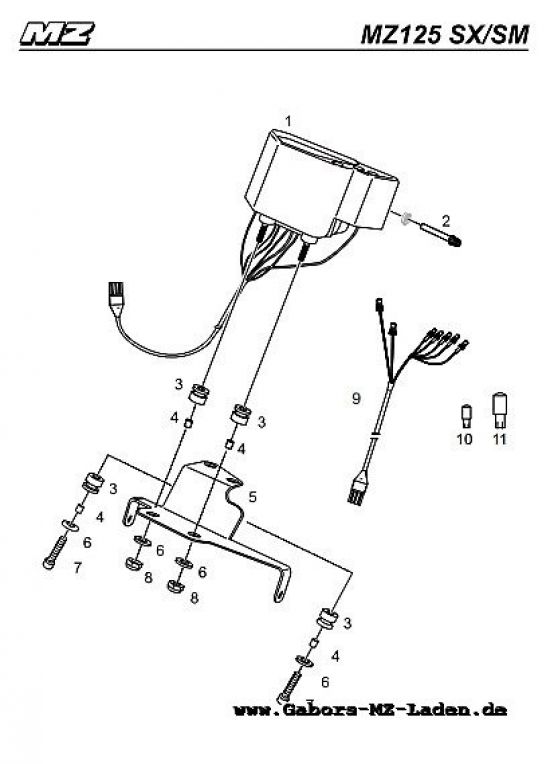 F19. Instrumente, Kontollleuchten