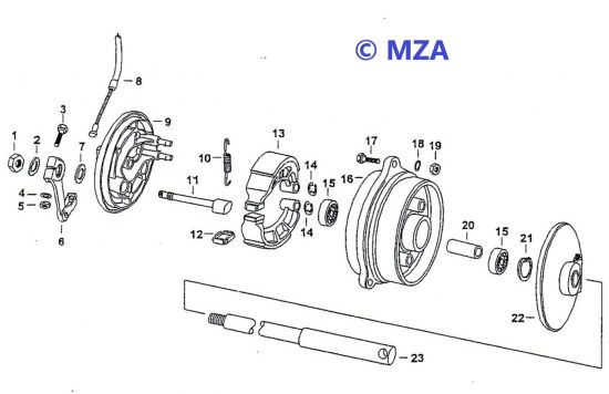 06. Trommelbremse vorn