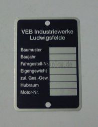 Placa indicadora  IWL