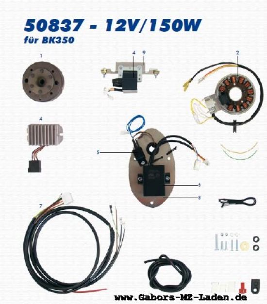 VAPE Lichtmagnetzündanlage 50837 12V/150W