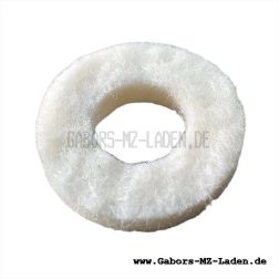 Felt washer for shock absorbers