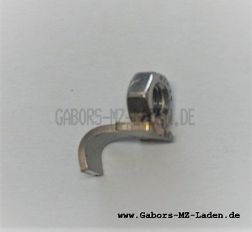 Hook nut, hook for headlamp ring IWL Pitty, Wiesel SR56, Berlin SR59, MZ RT125 