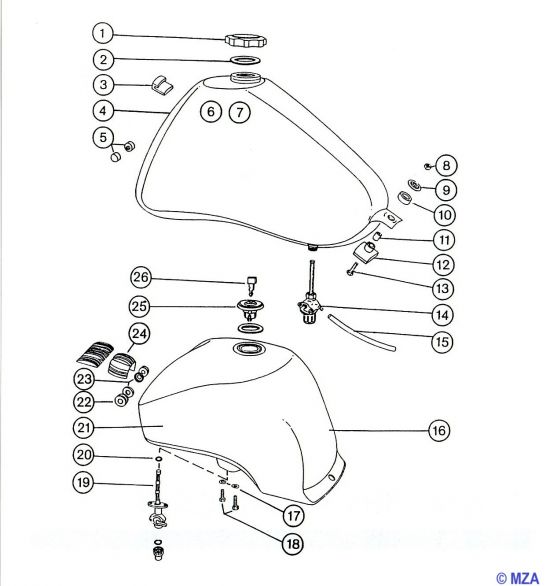 2.13. Tank, Kraftstoffbehälter