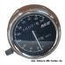 Speedometer km/h chromed - F