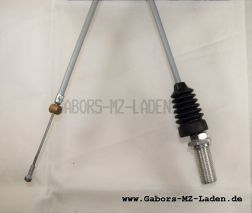 Bowden cable, clutch cable, grey with adjusting screw