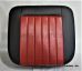 Seat for sidecar, black-red