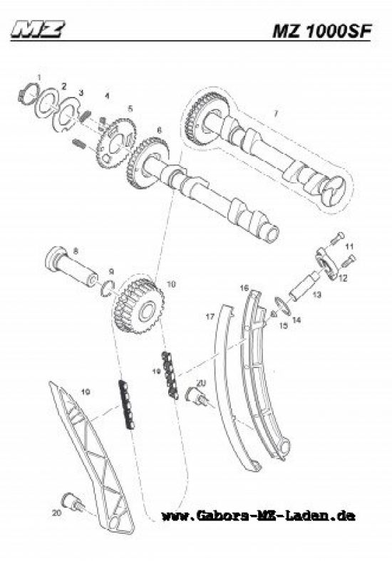 M07. Ventiltrieb, Nockenwelle
