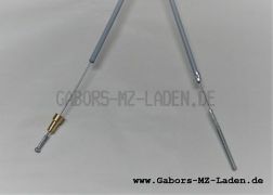 Cable Bowden, cable de engranaje - gris - corto - DUO (Made in Germany)