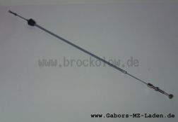 Câble Bowden (gris) - frein à pied (ancienne version pour le moteur de kick starter) - Star, Spatz, SR4-3, SR4-4 - came de frein interne (Made in Germany)
