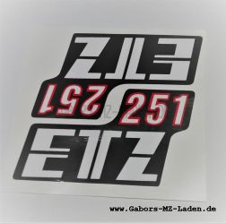 KIT Pegatinas/lámina adhesiva "ETZ 251" 