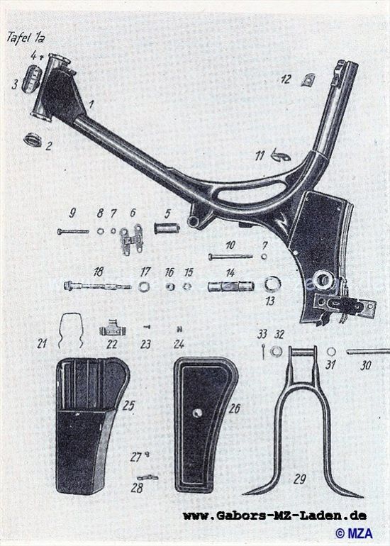 01a. Bastidor, parte delantera