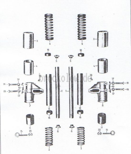 13. Rear wheel suspension