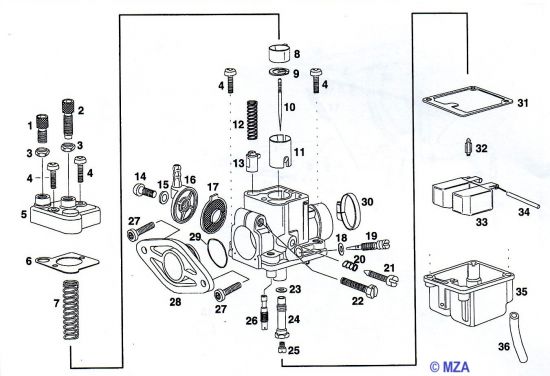 25. Carburetor - Bing type