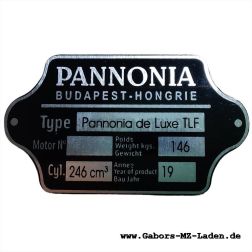 Typschild Pannonia TLF