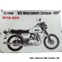 Póster "MZ ETZ 250"