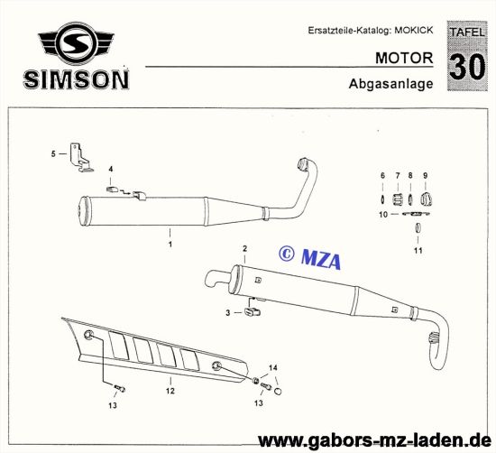30. Sistema silenciador