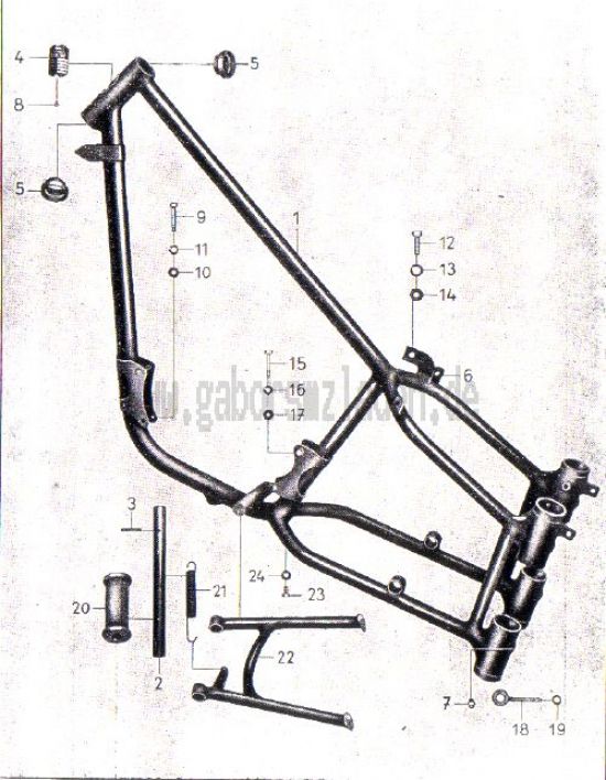 08. Rahmen, Kippständer