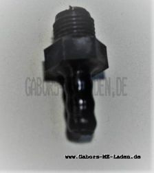 Socket for petrol pipe, caliber 6,5mm 