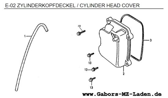 E02 Cylinder head gasket