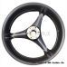 Rear wheel without bearing - black coated