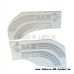 Set adhesive foils for ETZ 250, contruction year 1981 - curved shape (2x tank, 2x side covers)