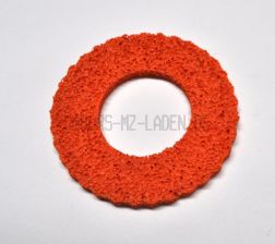 Anneau de protection de réservoir en caoutchouc mousse orange pour bouchon d'essence de 40 mm