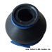 Rubber cap for joint
