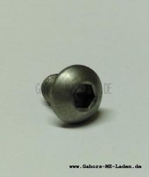 Fillister head screw with internal hex M6x8 A2