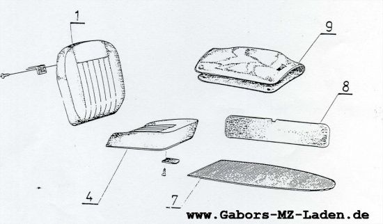 5.02 Seitenwagen - Sitz