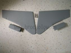 Cladding for Superelastik and armrests SET (grey)