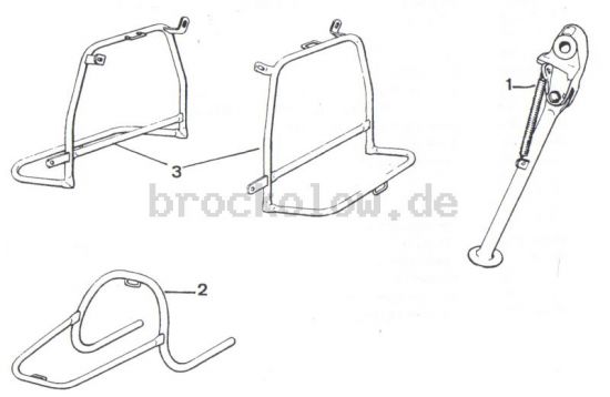 2.19. Oldalcsomagtartó, oldaltámasz, csomagtartó