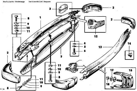 K34 Pare-chocs profilé