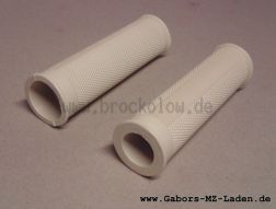 Rubber grip SET, cream, straight without collar DIN 71903
